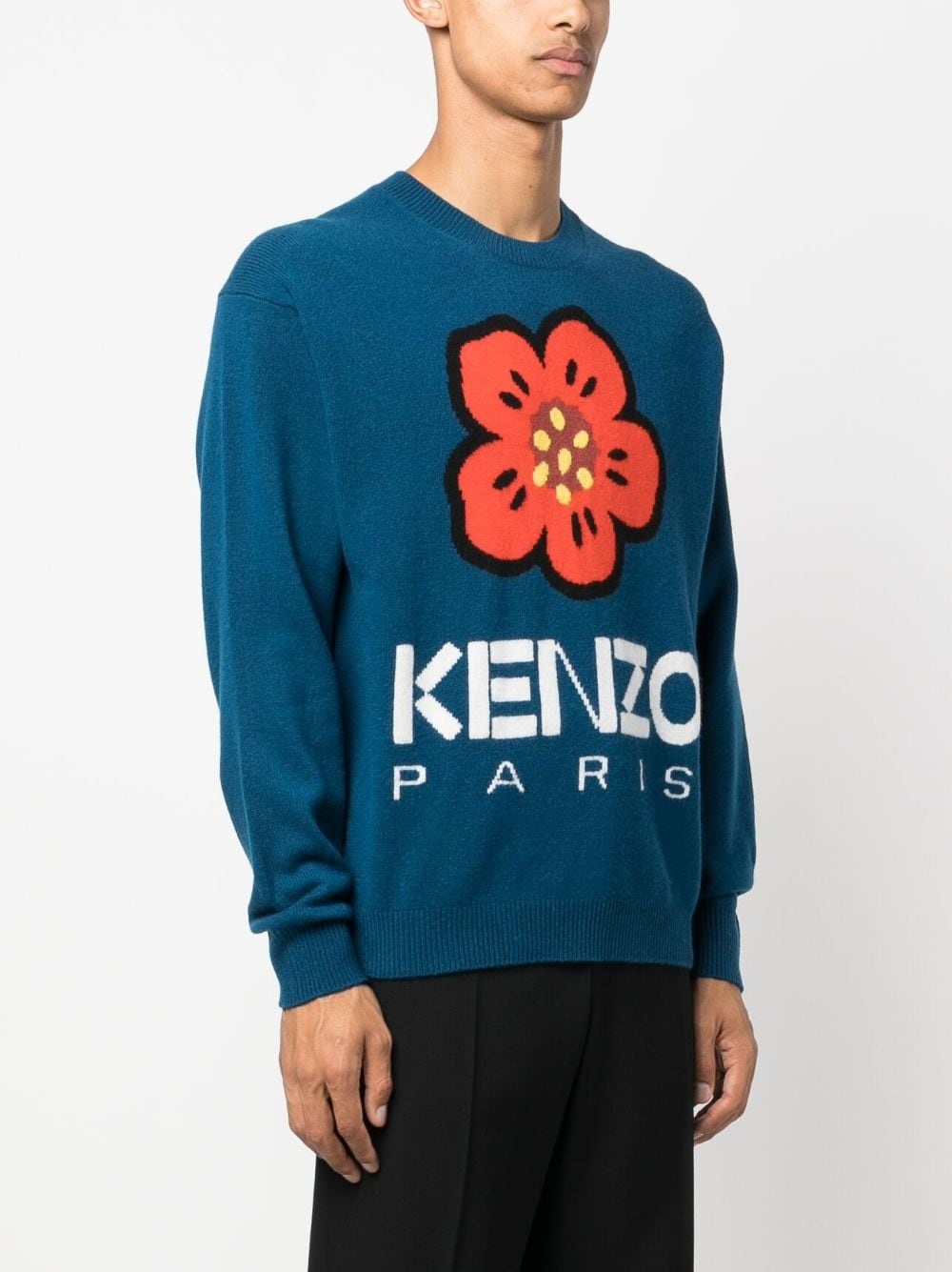 Boke Flower intarsia-knit jumper - 3