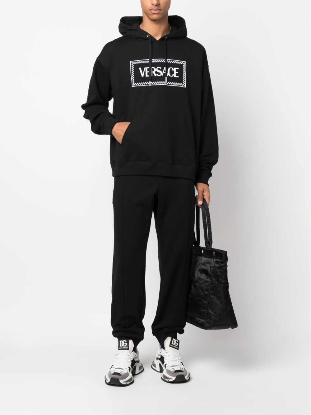 logo-embroidered track pants - 2