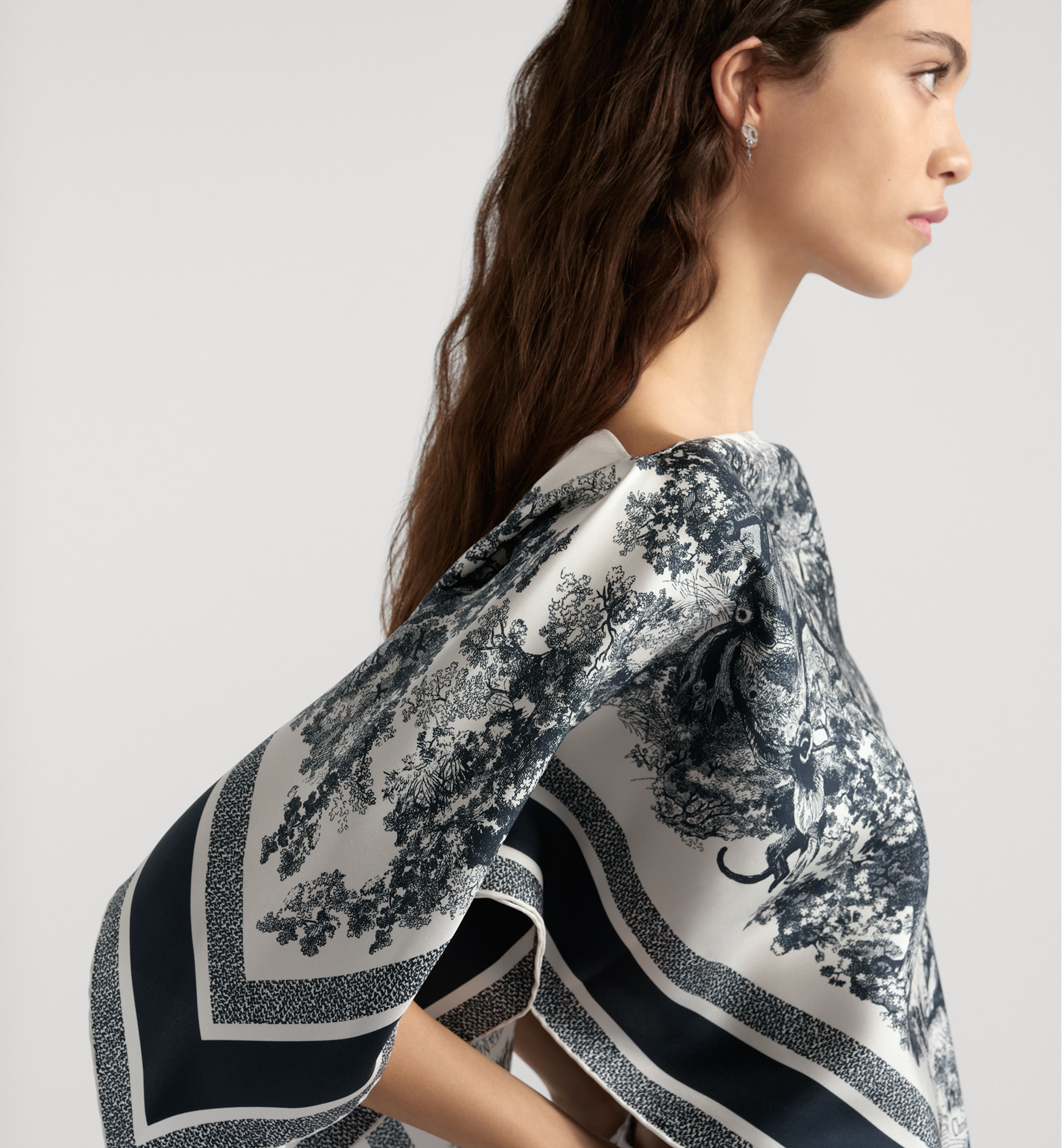 Toile de Jouy Sauvage Dior Silk Top - 3