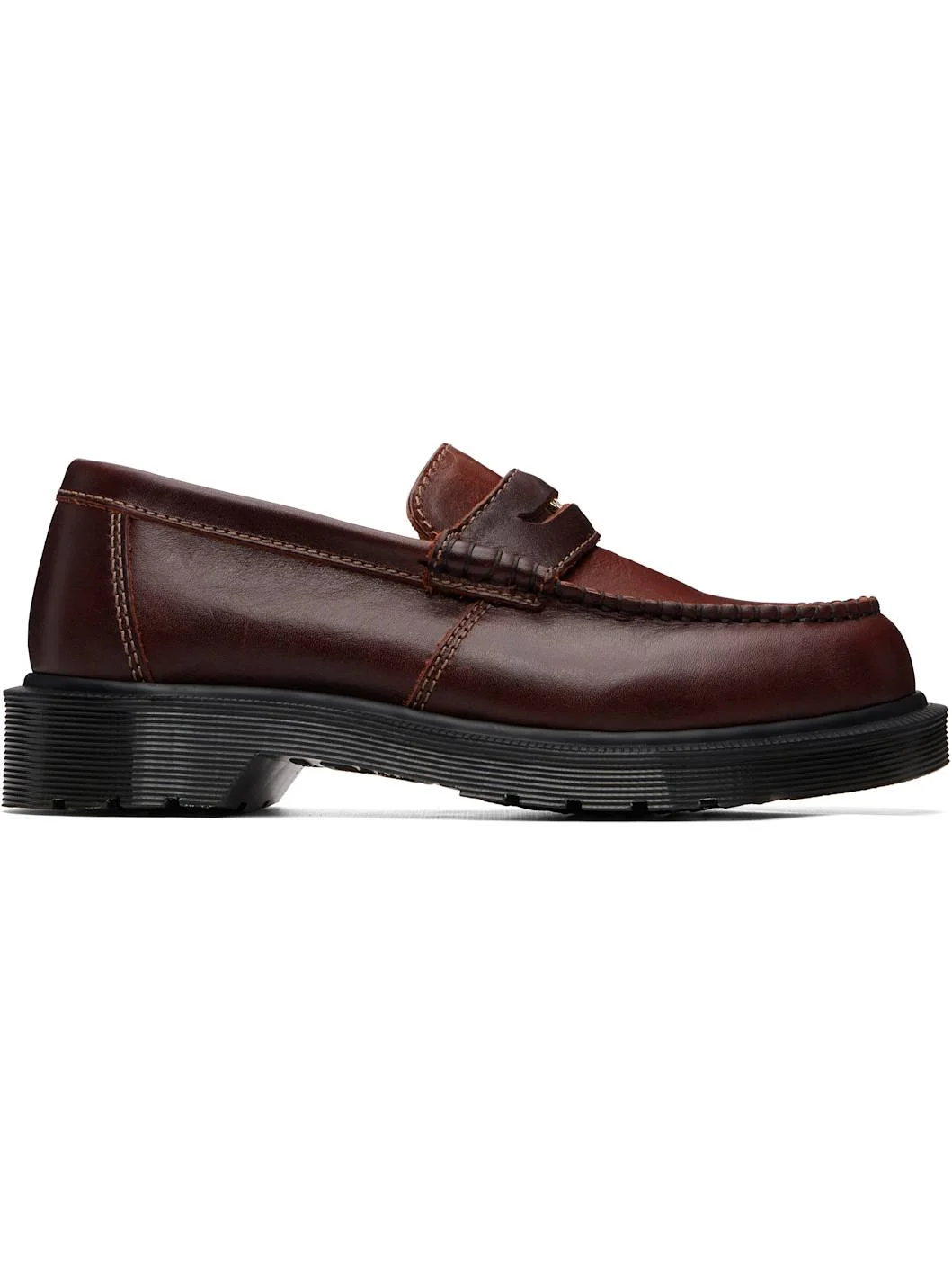 Brown Penton Classic Calf Leather Loafers - 1