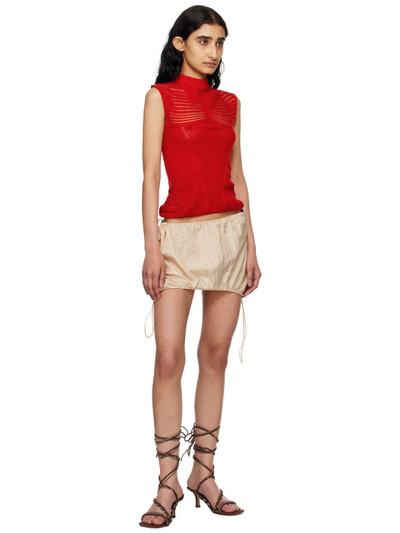 ISA BOULDER SSENSE Exclusive Red Calm Tank Top outlook