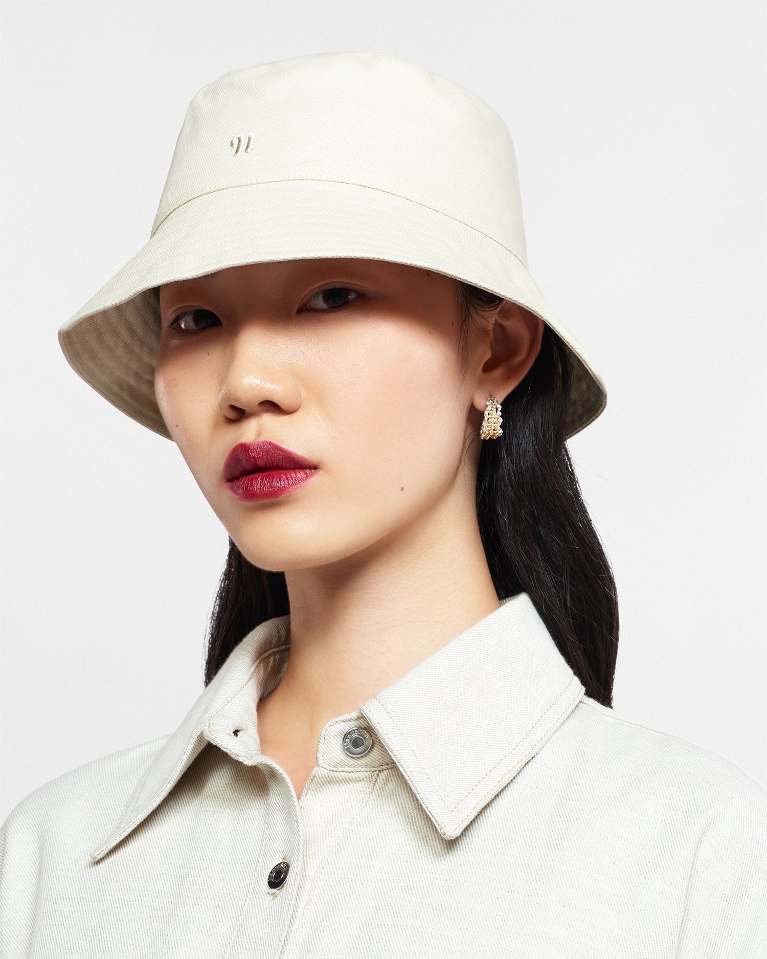 Cotton-Canvas Bucket Hat - 2