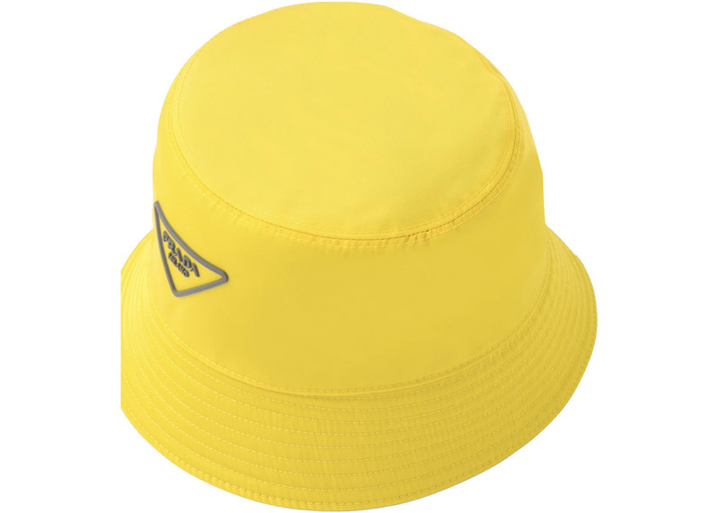 Prada Nylon Bucket Hat Yellow/Ardesia 1