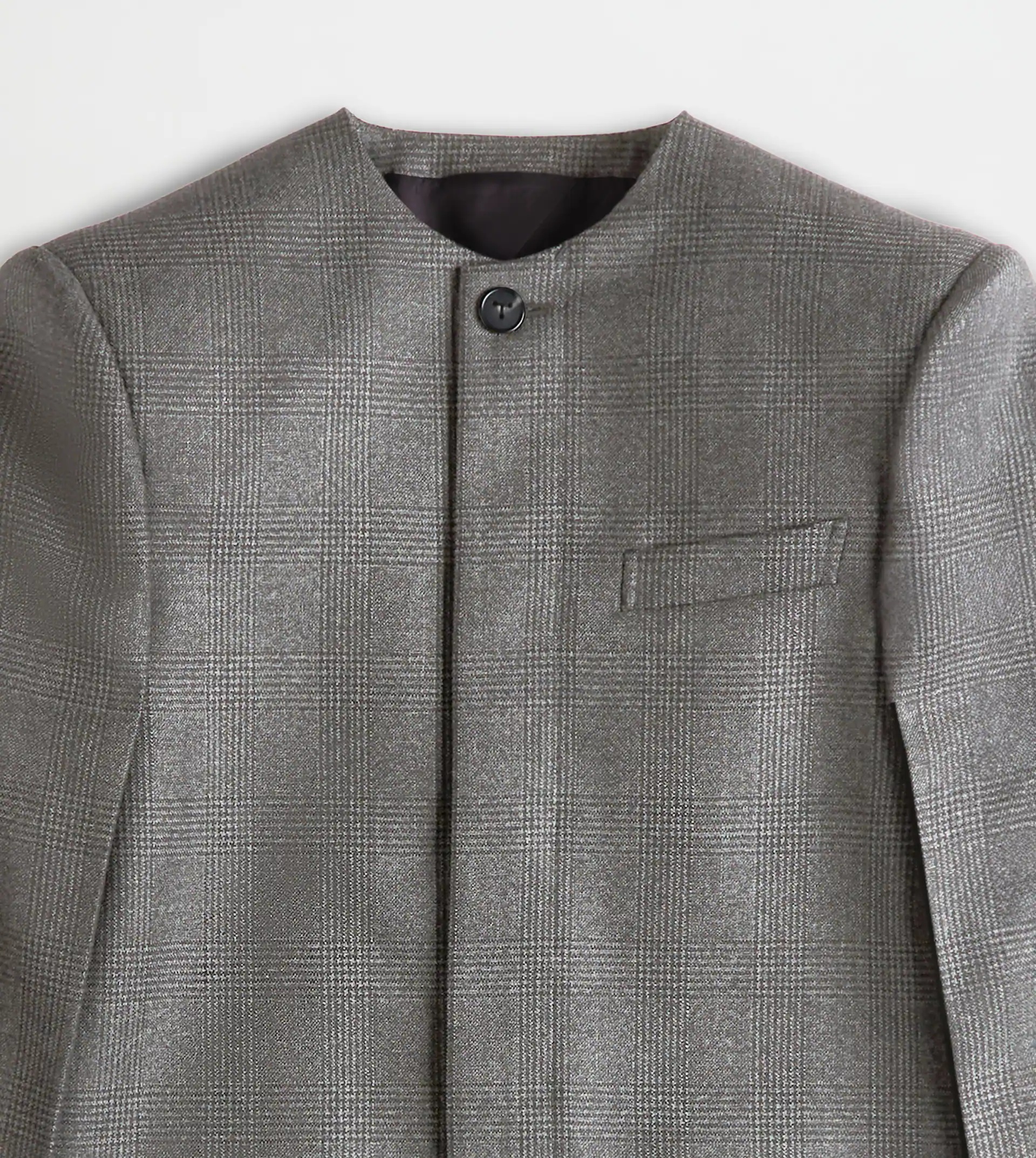 JACKET IN WOOL - BLACK - 7