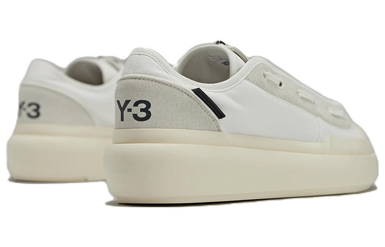 adidas Y-3 Ajatu Court Low 'Core White Orbit Grey Cream White' GW8627 - 4