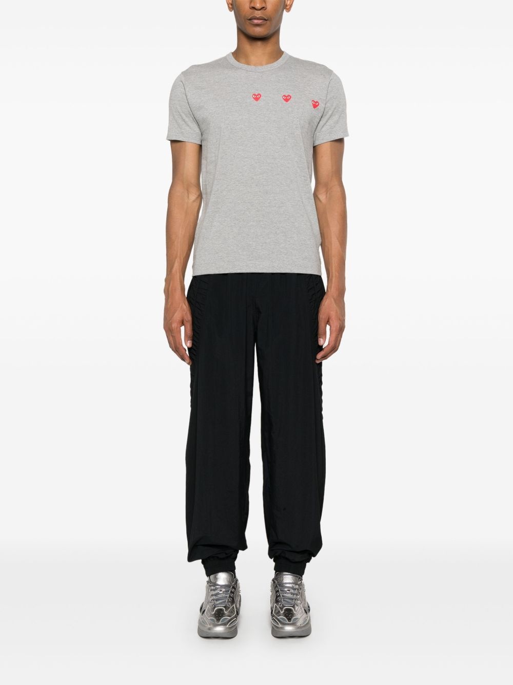 heart-print cotton T-shirt - 2