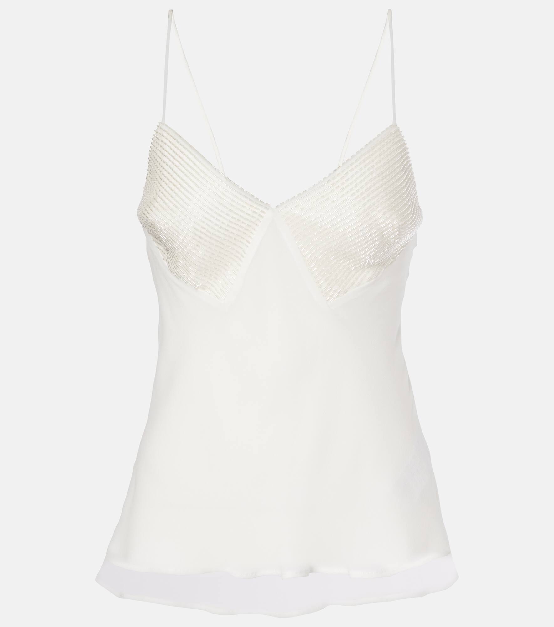 Bridal Opache silk georgette camisole - 1
