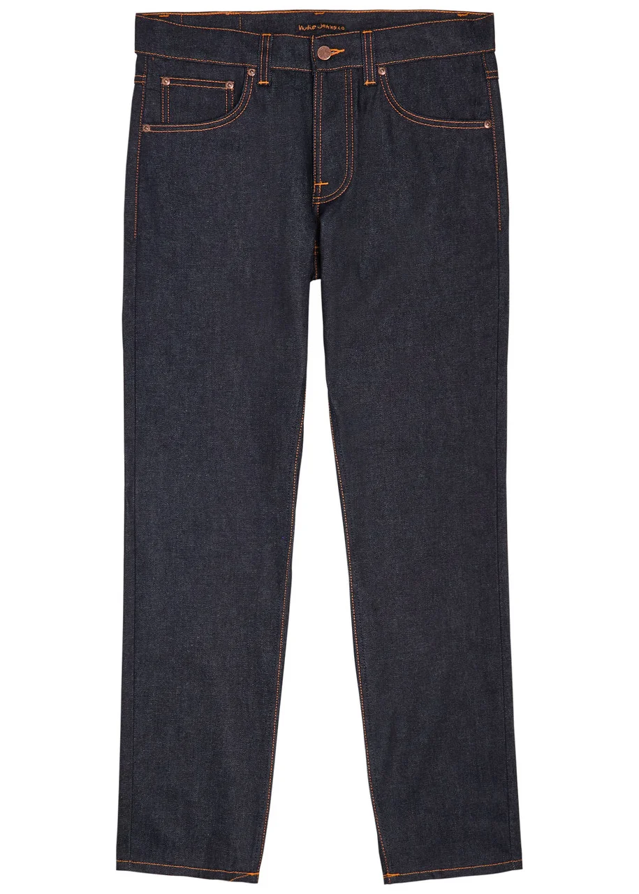 Nudie Jeans Solid Ollie Slim Straight-leg Jeans - 1