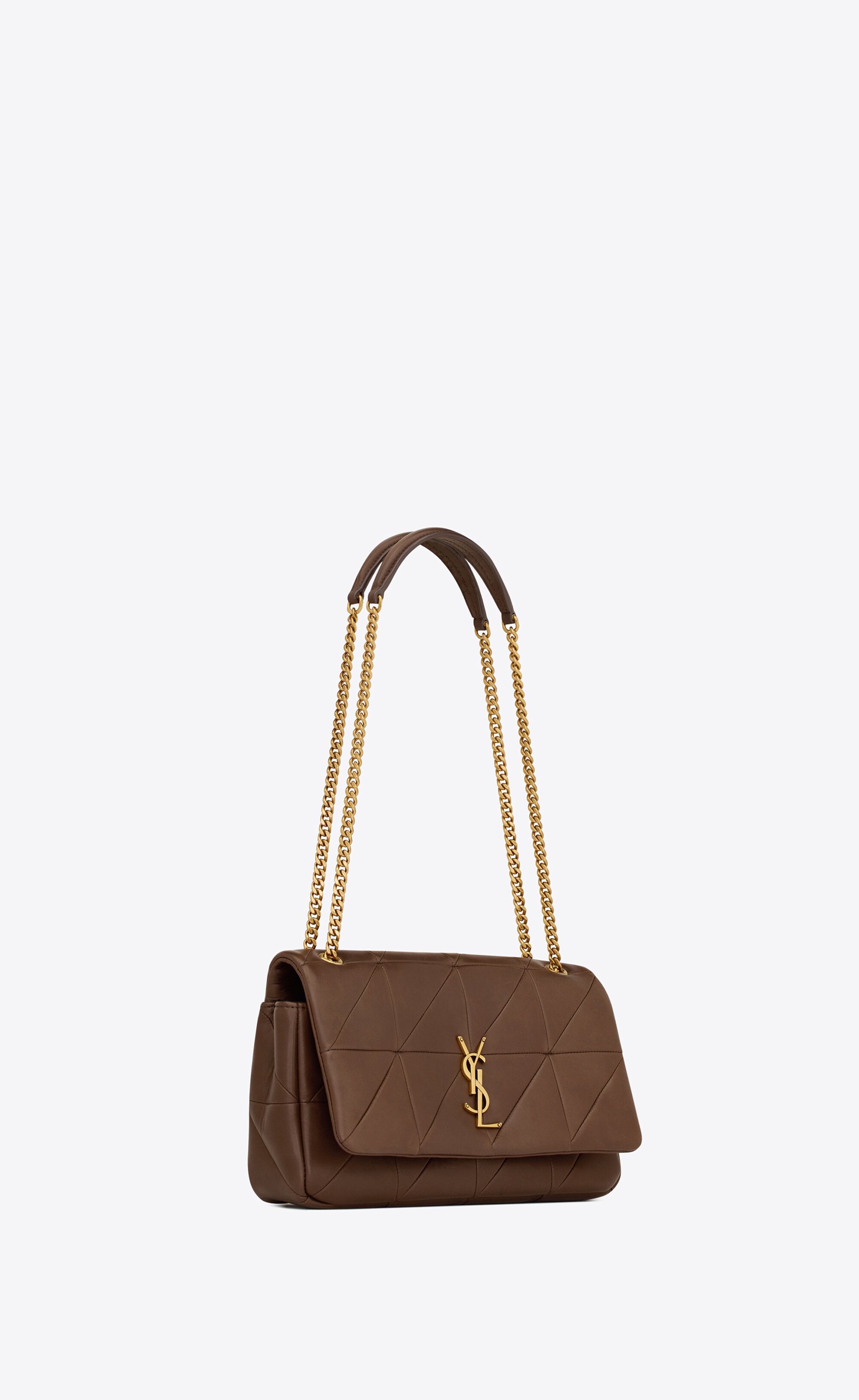 jamie medium chain bag "carré rive gauche" in lambskin - 6
