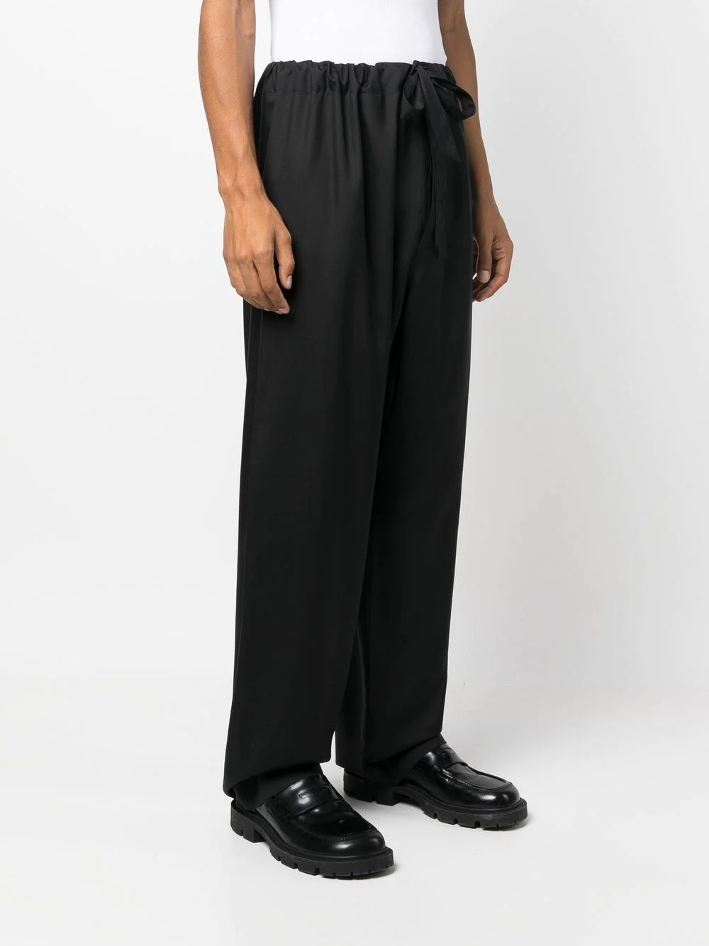 high-waisted wide trousers - 3