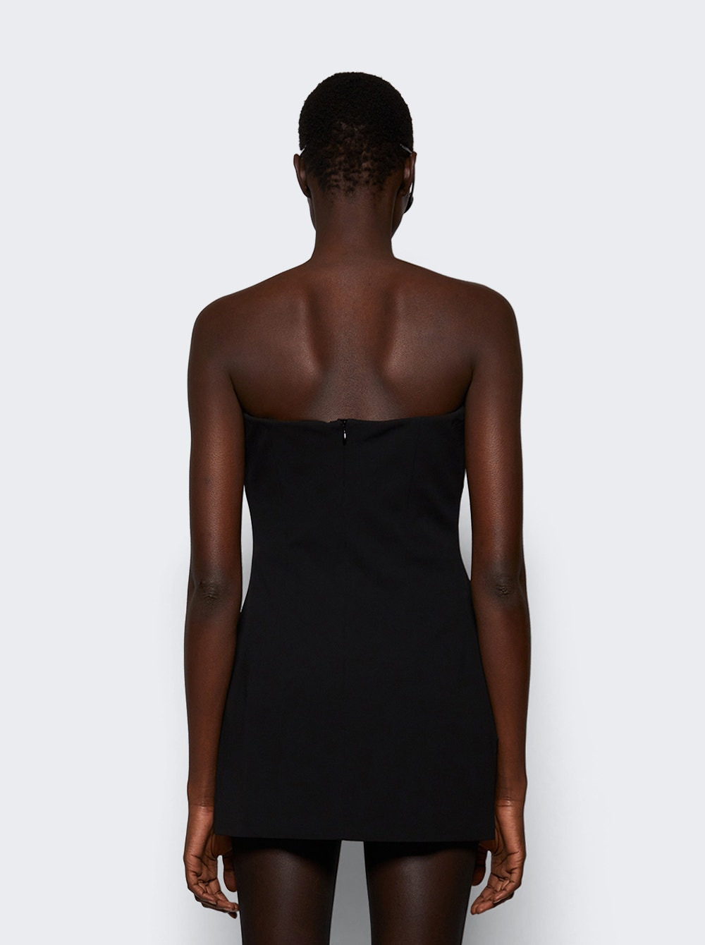 Bustier Mini Dress Black - 4