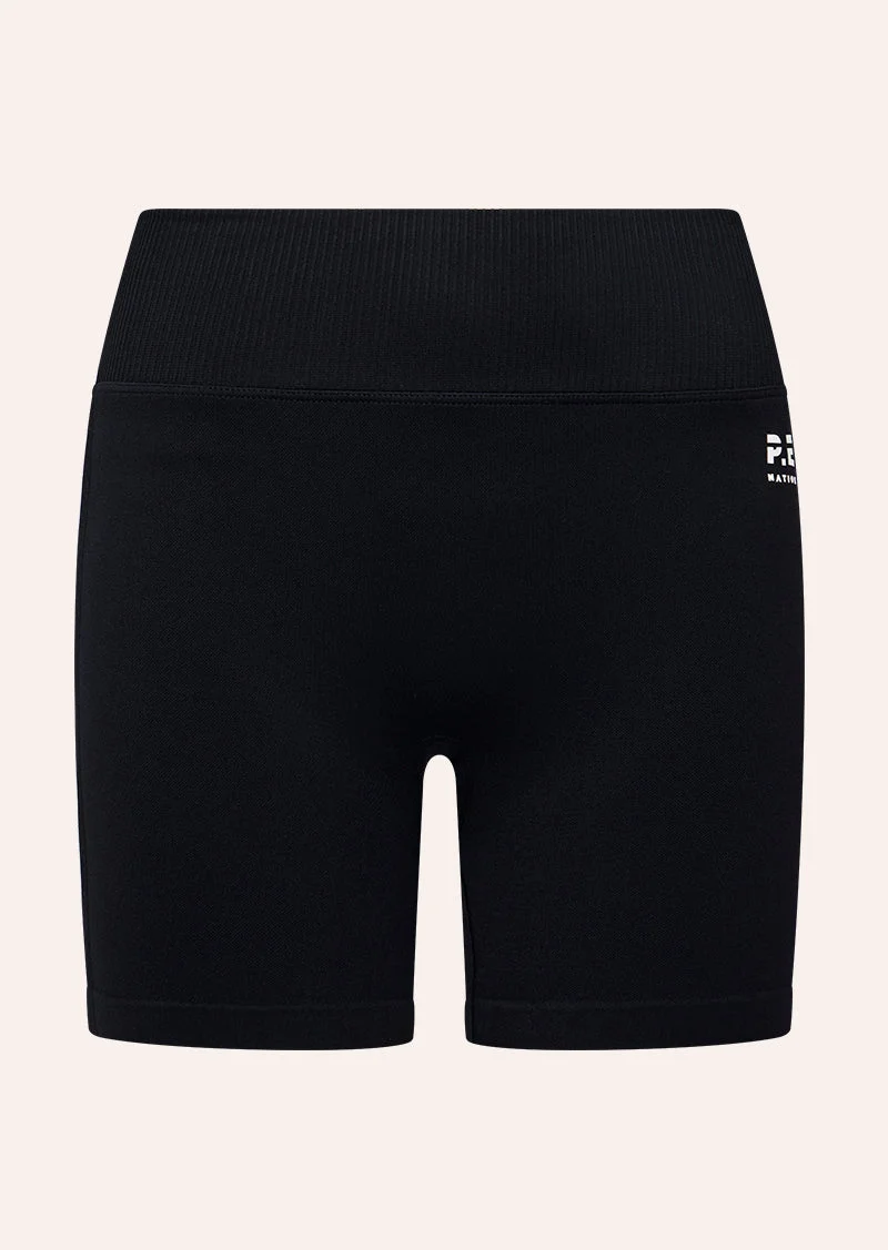 RESTORE SEAMLESS 5" BIKE SHORT IN BLACK - 1