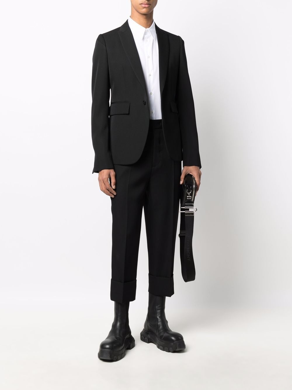 single-breasted tailored blazer - 2