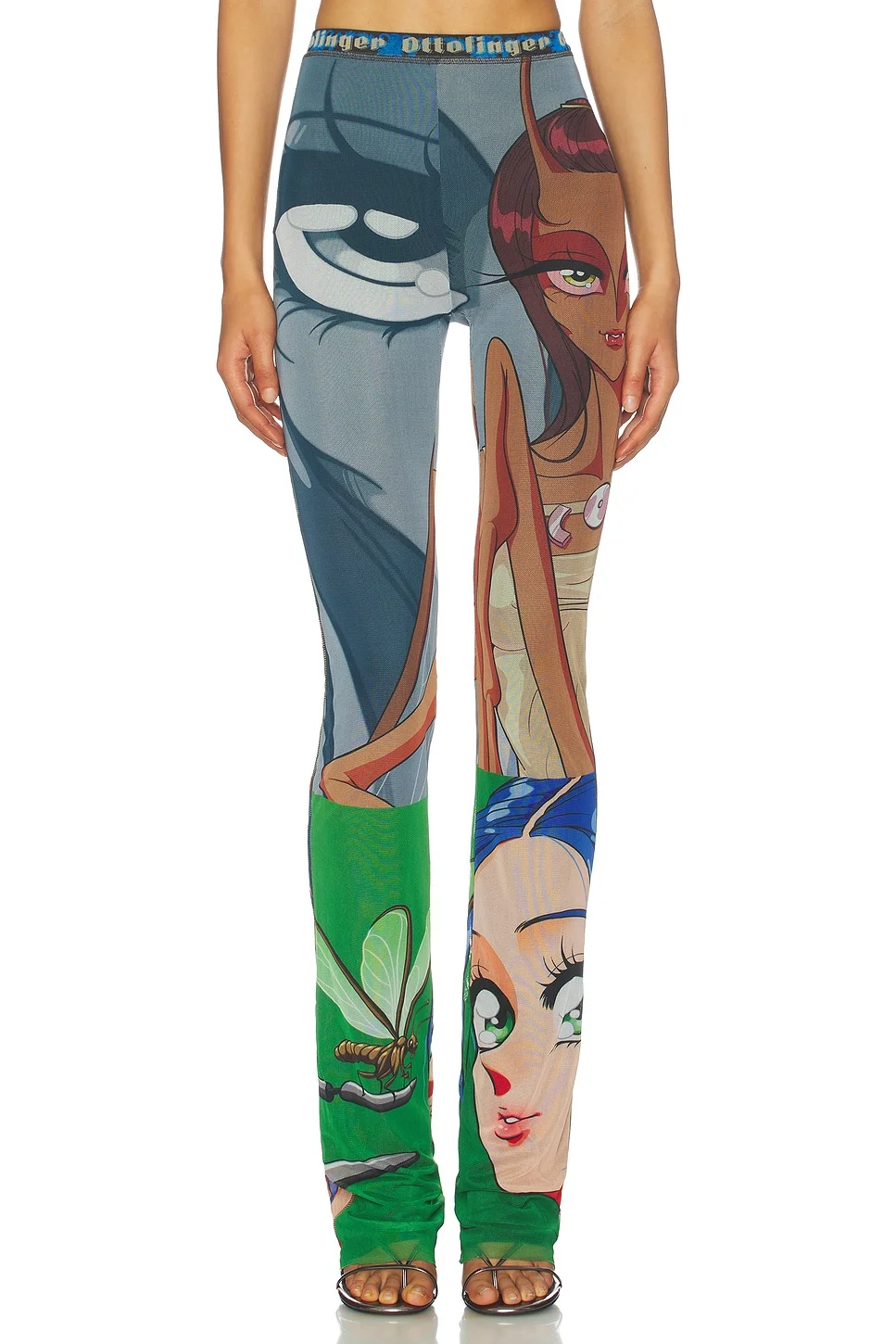 Mesh Pant in Julien Ceccaldi Print - 1