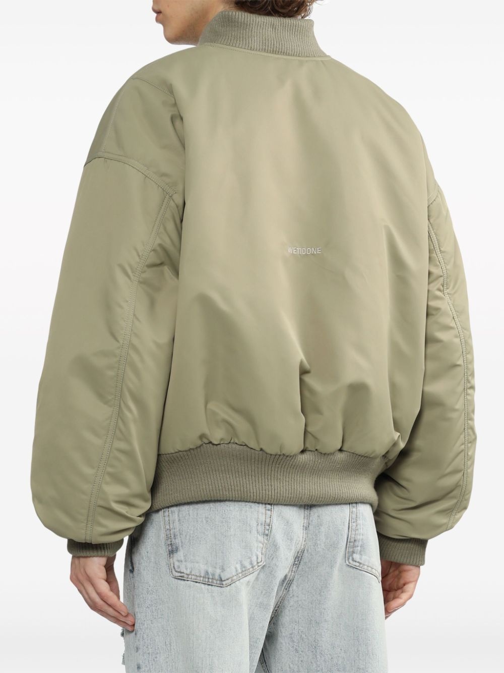 padded zipped bomber jacket - 4