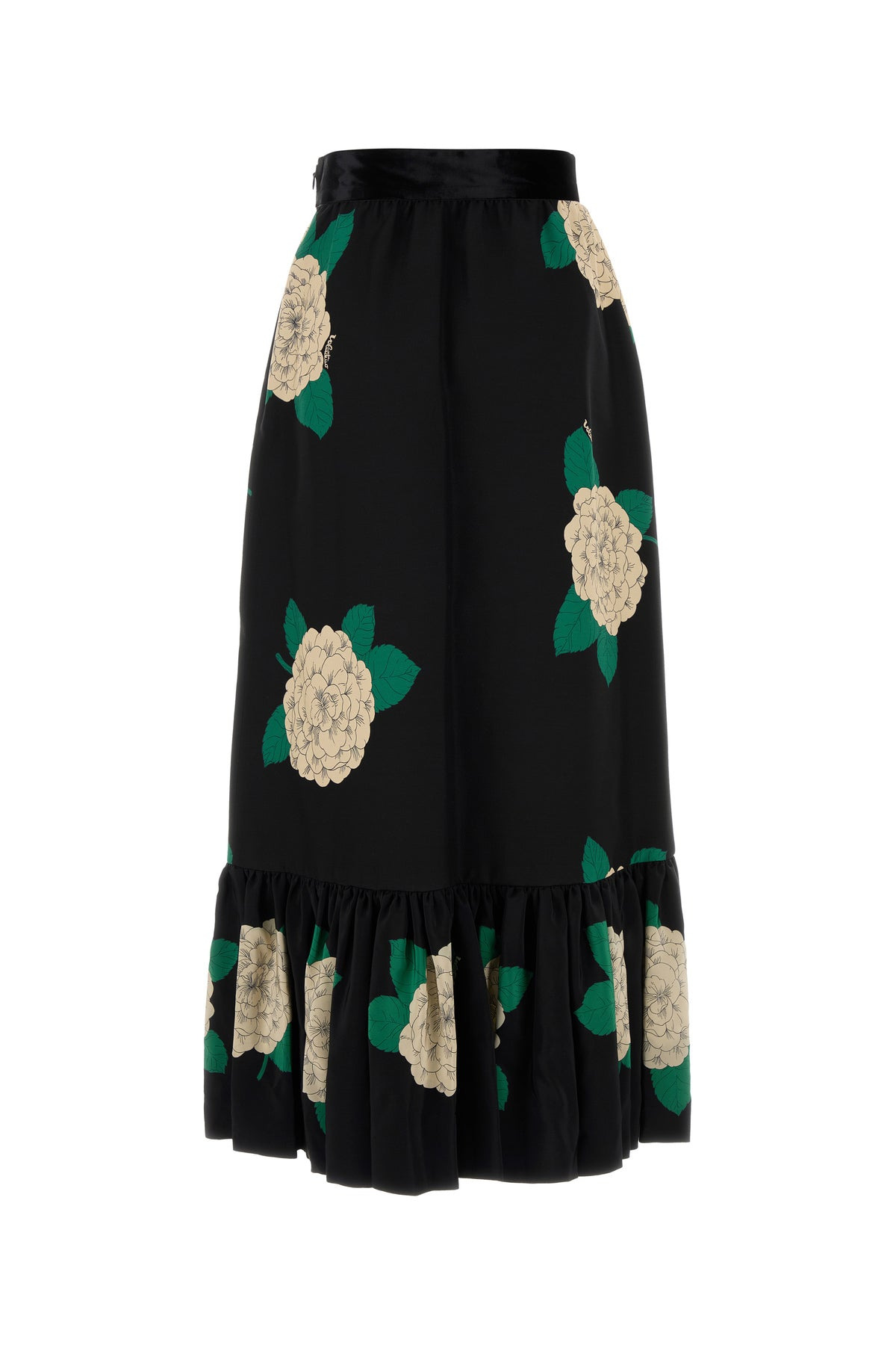 Printed wool blend skirt - 2