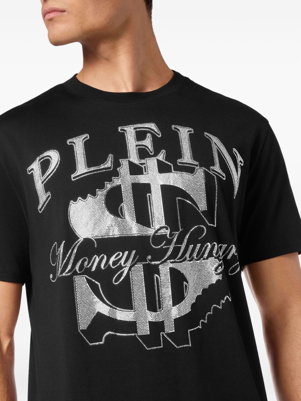 rhinestone-embellished T-shirt - 5