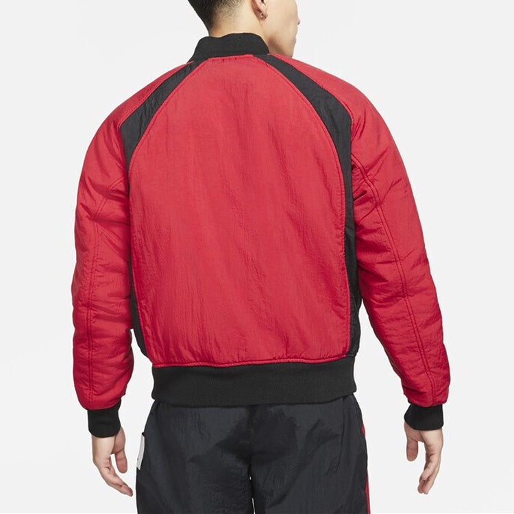 Air Jordan Flight MENS Logo Print Baseball Jacket Black CV2243-010 - 5