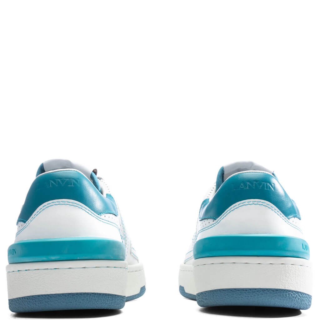 CLAY LOW TOP SNEAKERS - WHITE/BLUE - 4