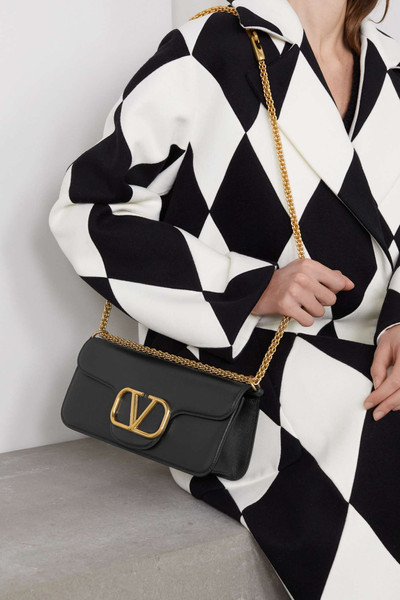 Valentino Valentino Garavani VLOGO leather shoulder bag outlook