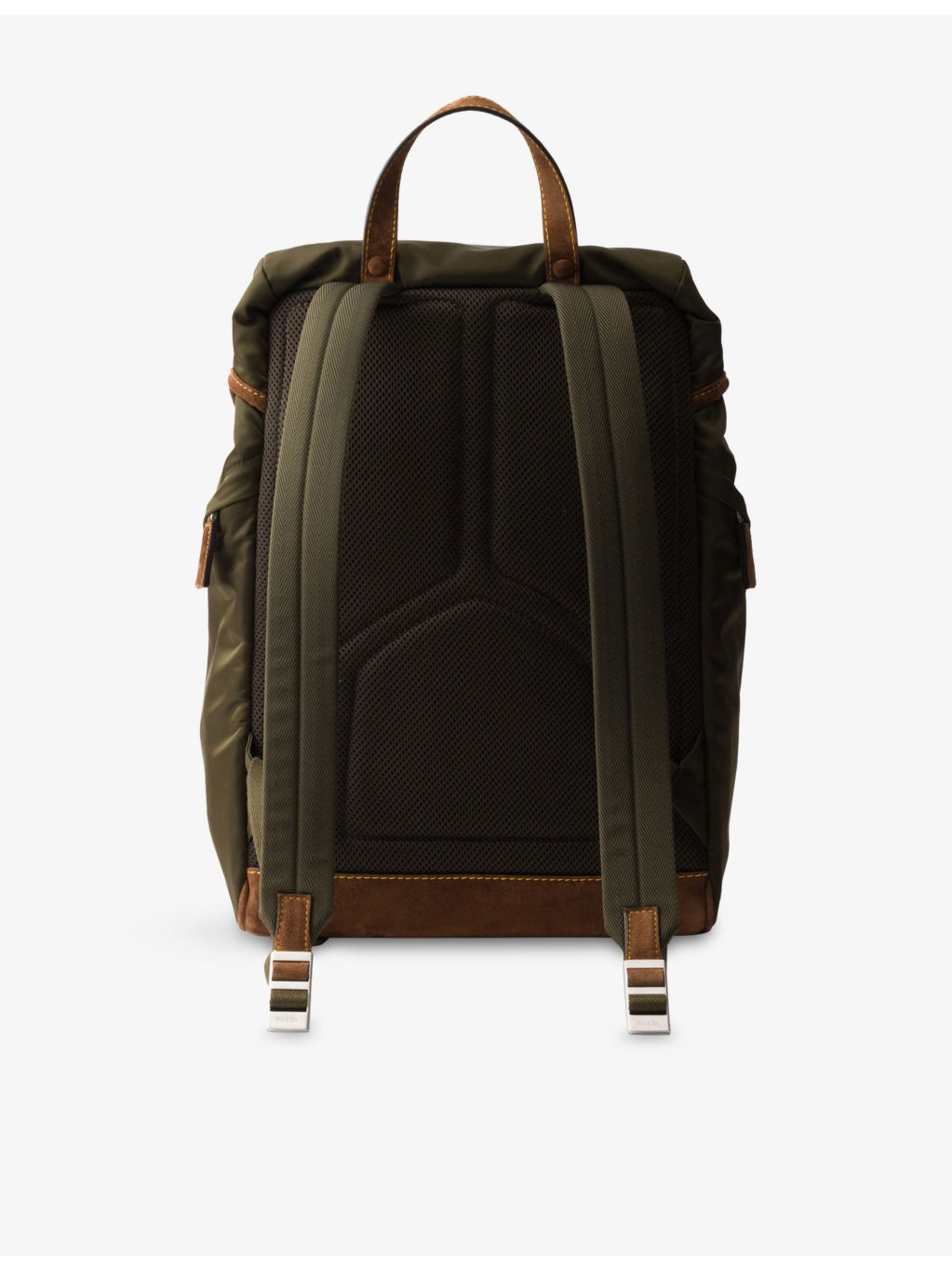 Re-Nylon Shell and Suede Backpack - 5
