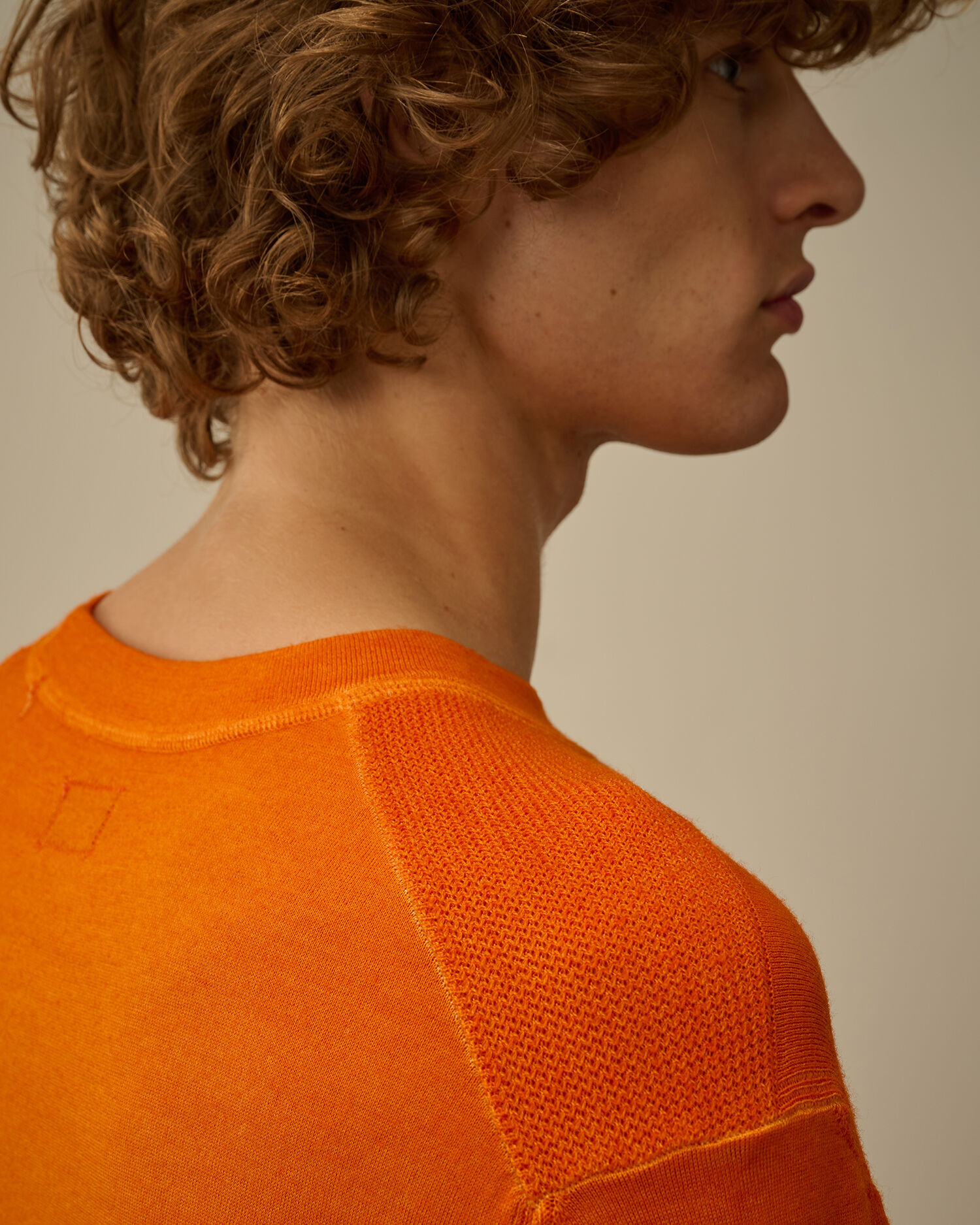 Merino Wool Crewneck Lens Sweater - 6