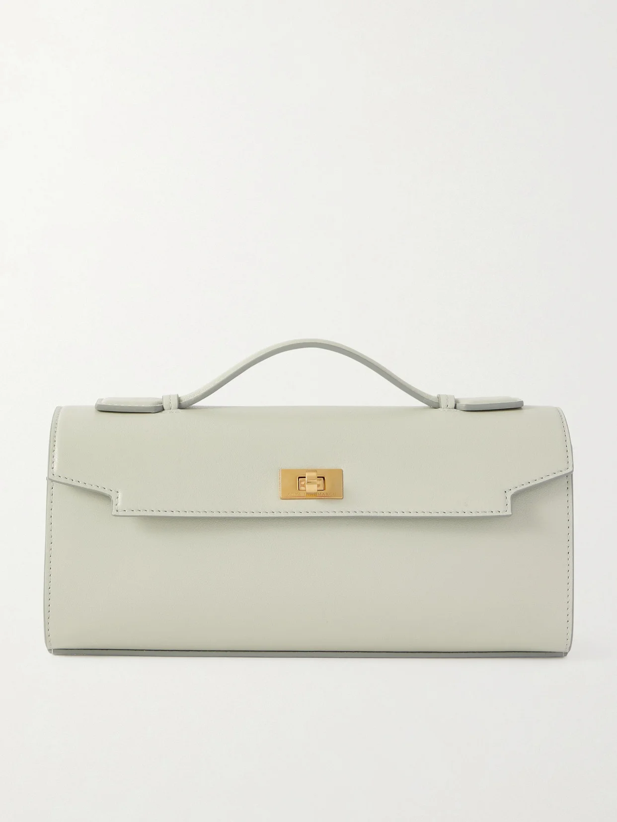 Mortimer Textured-leather Clutch - 1