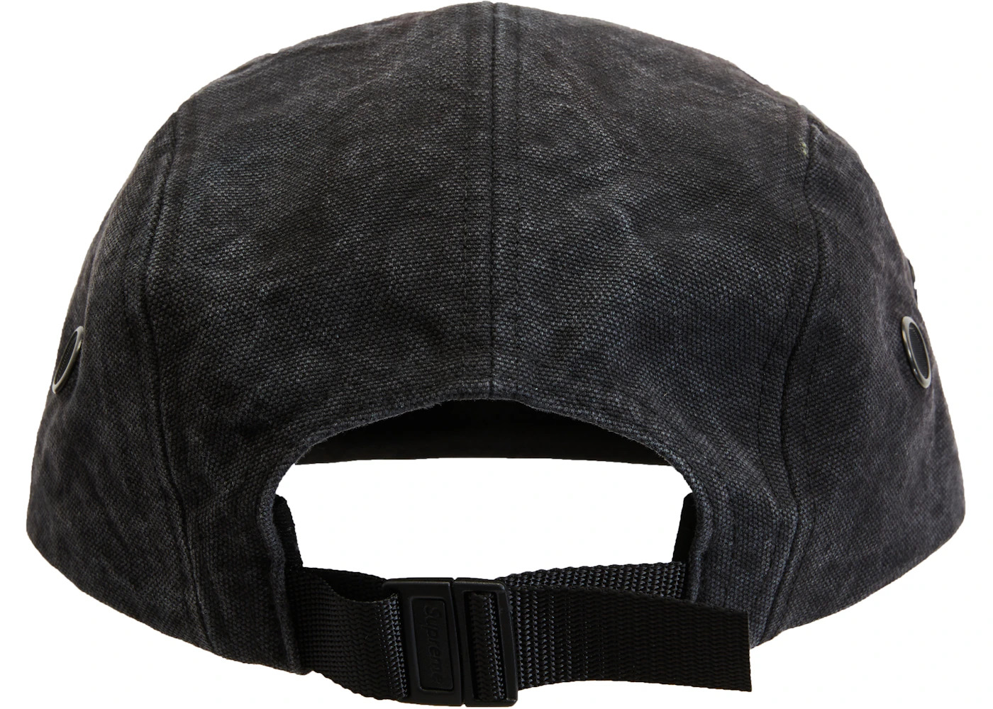 Supreme Washed Canvas Camp Cap (FW19) Black - 2