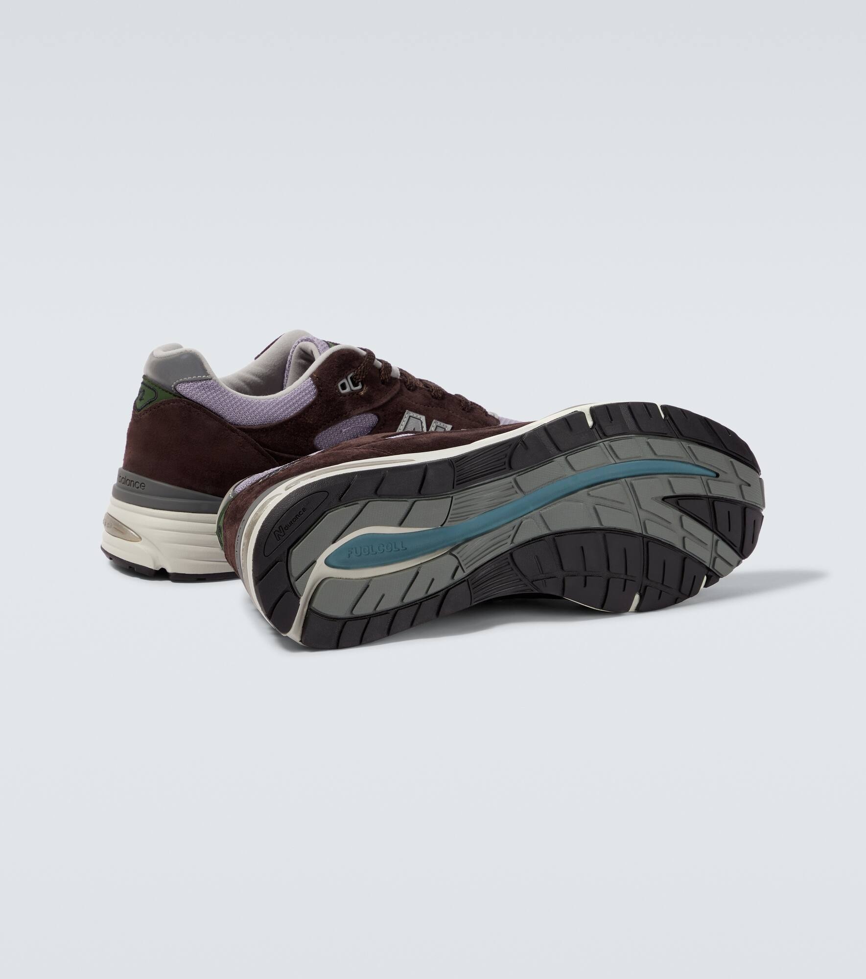 991v2 suede-trimmed sneakers - 7