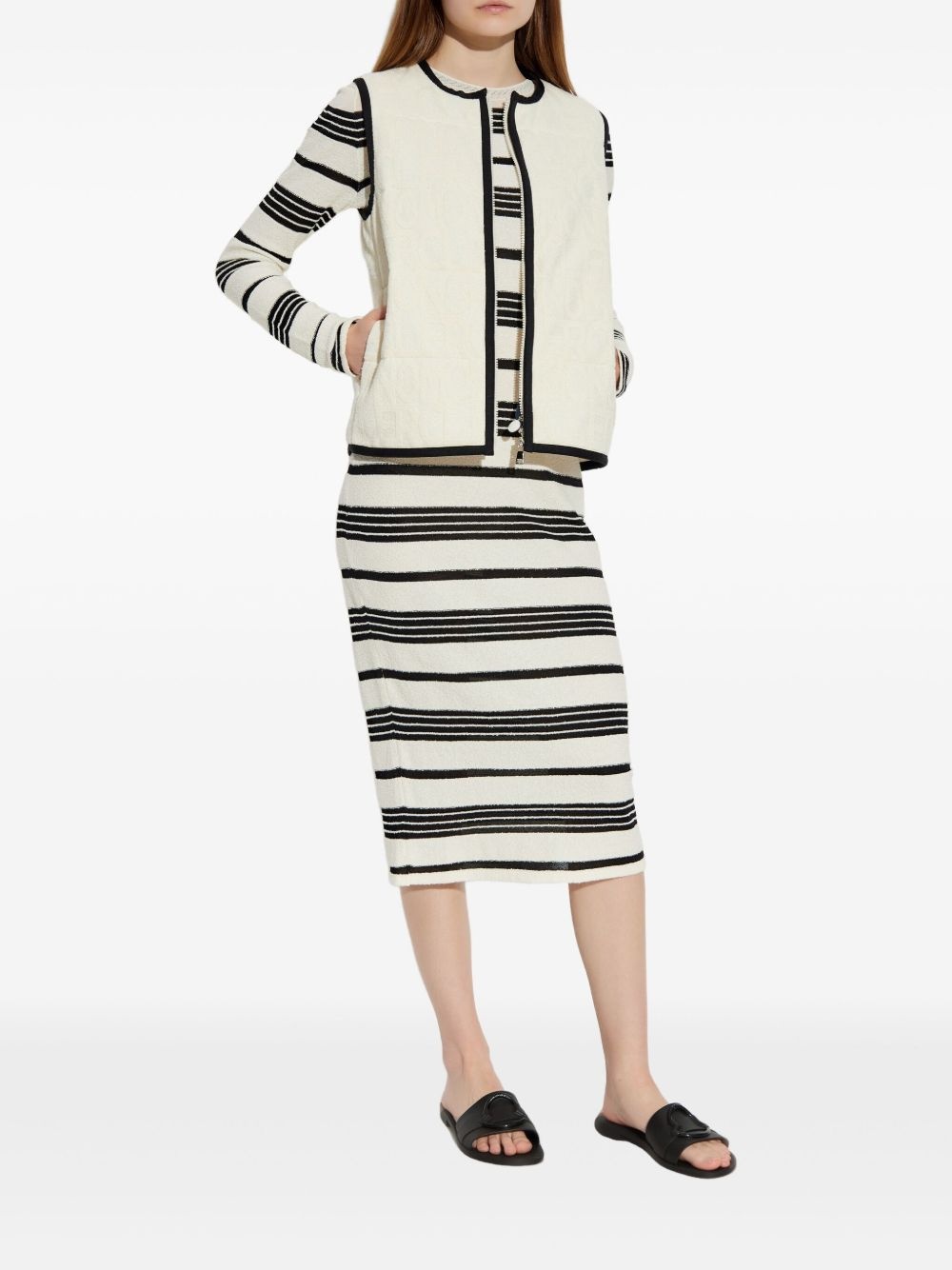 cotton-blend dress - 2
