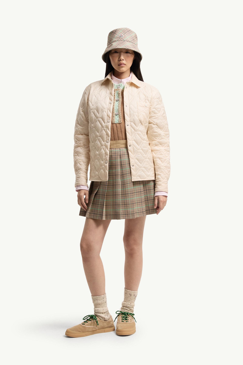 Moncler Checked Pleated Mini Skirt outlook