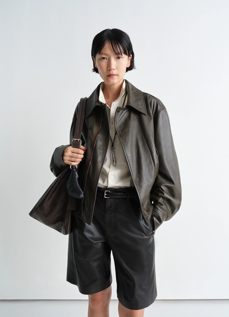 Lemaire LEATHER BLOUSON outlook