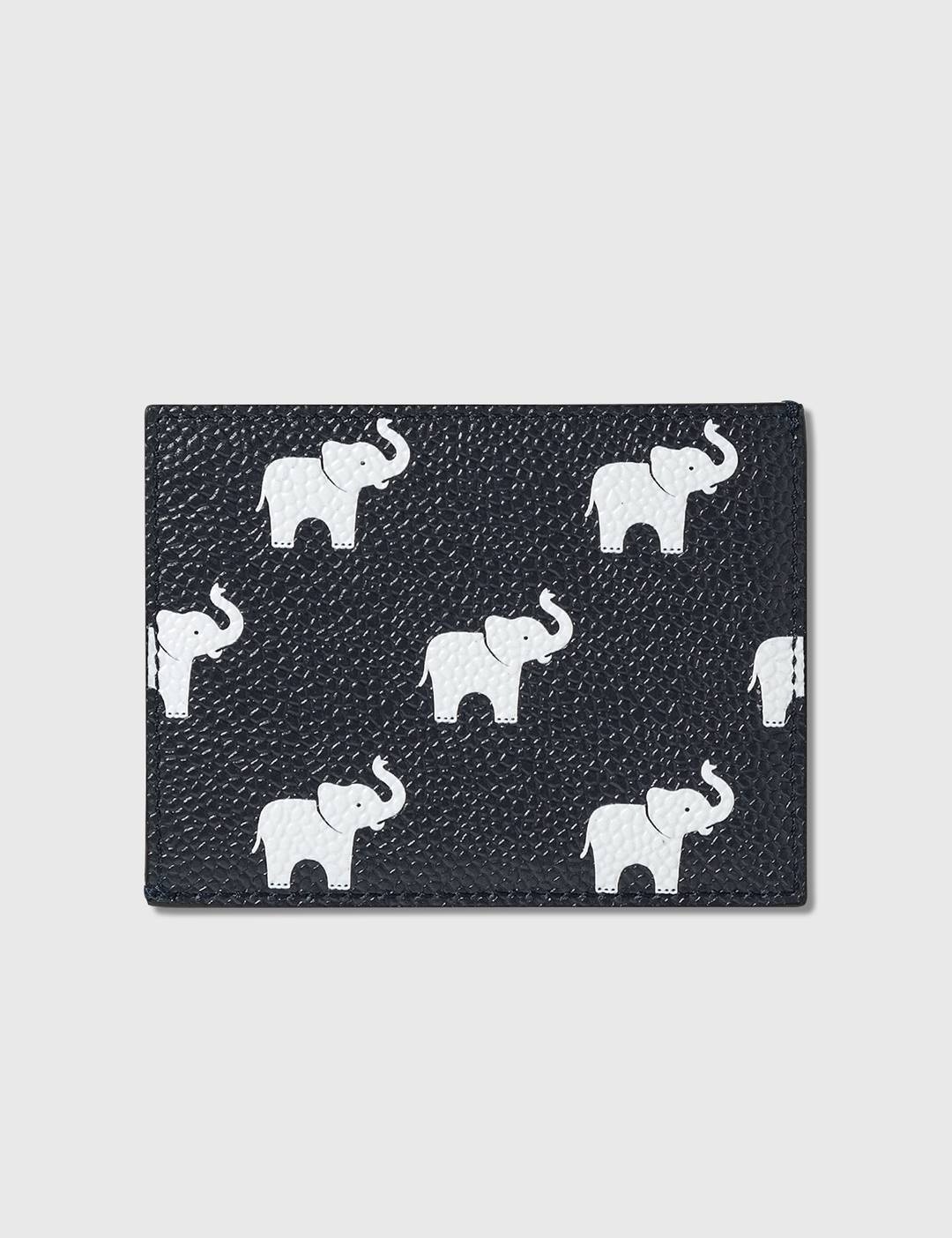 Elephant Print Single Card Holder - 3