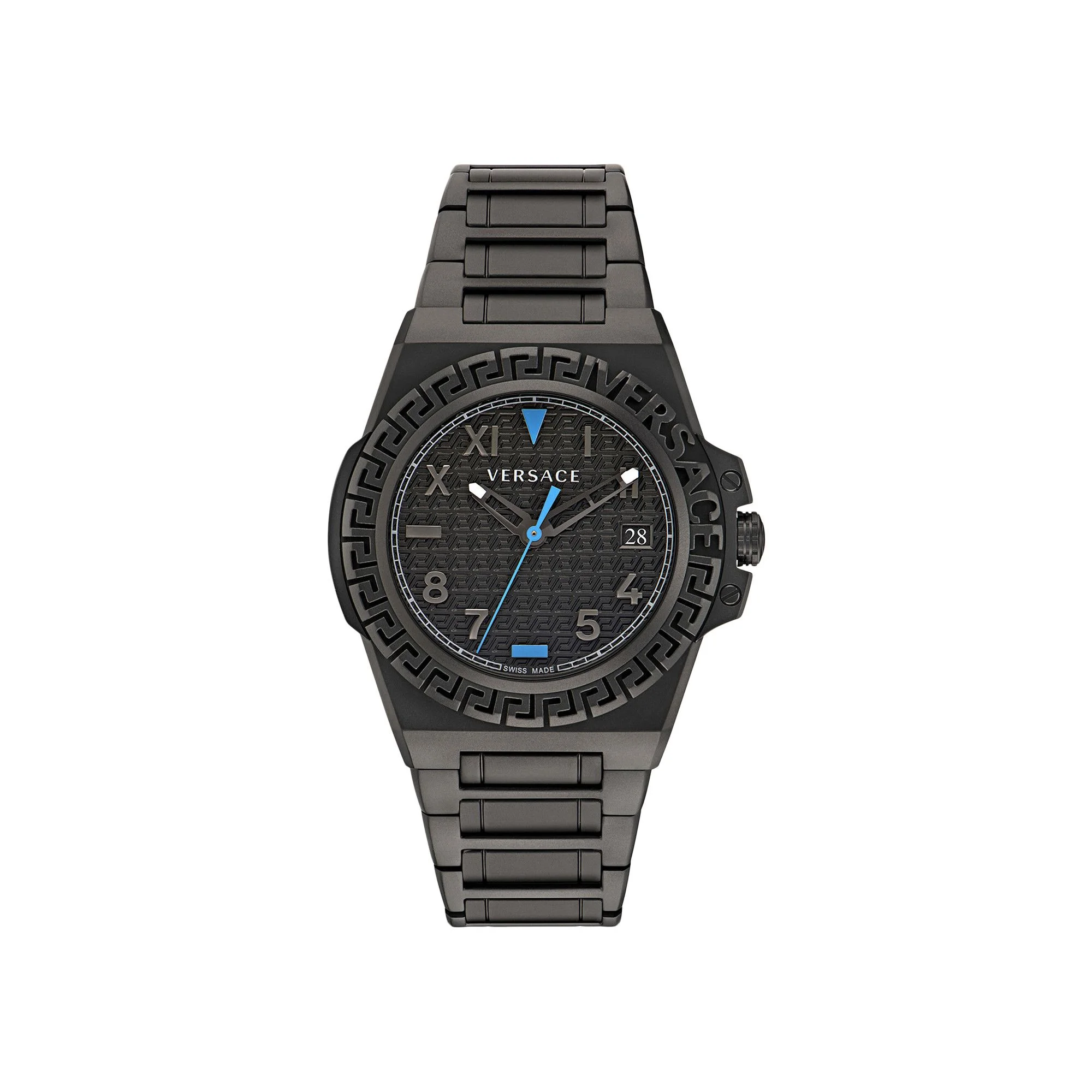 Versace Greca Reaction Bracelet Watch 'Black' - 1