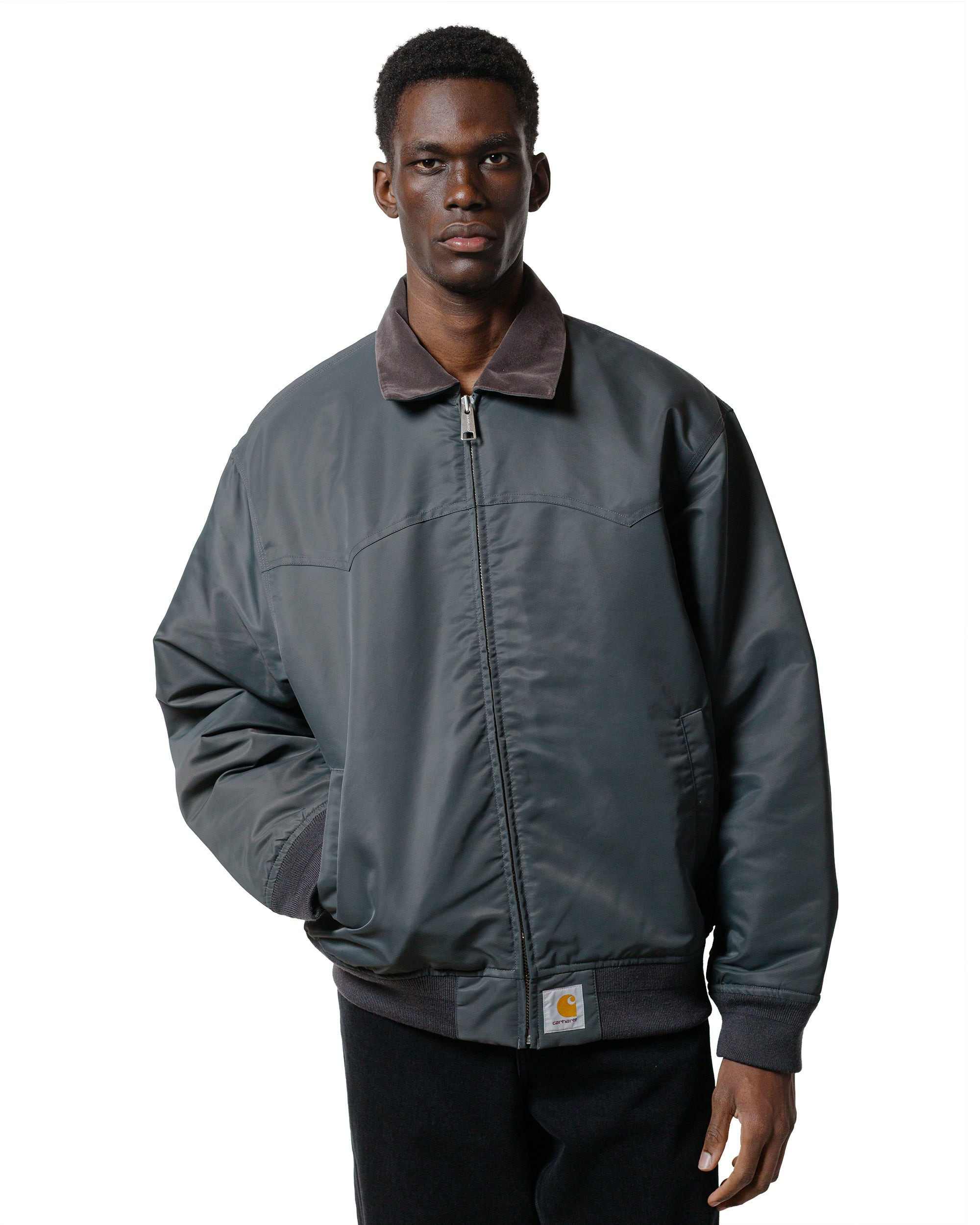 Carhartt W.I.P. Santa Fe Alumni Jacket Graphite/Dark Fir - 2