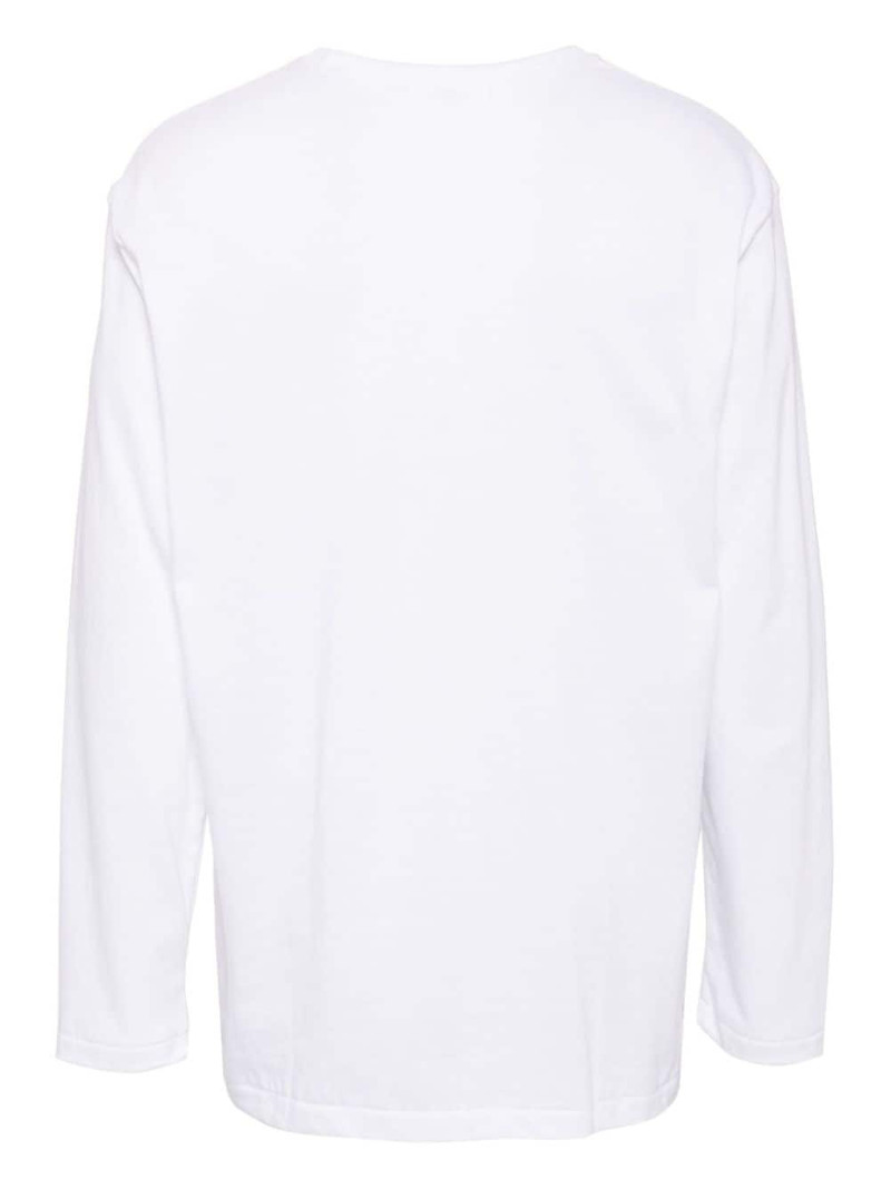 Y's graphic-print cotton T-shirt outlook