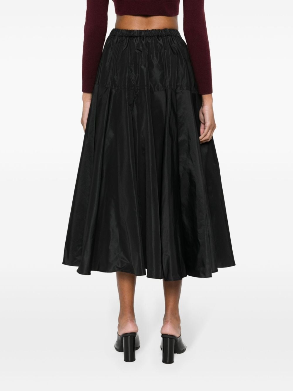 faille maxi skirt - 4