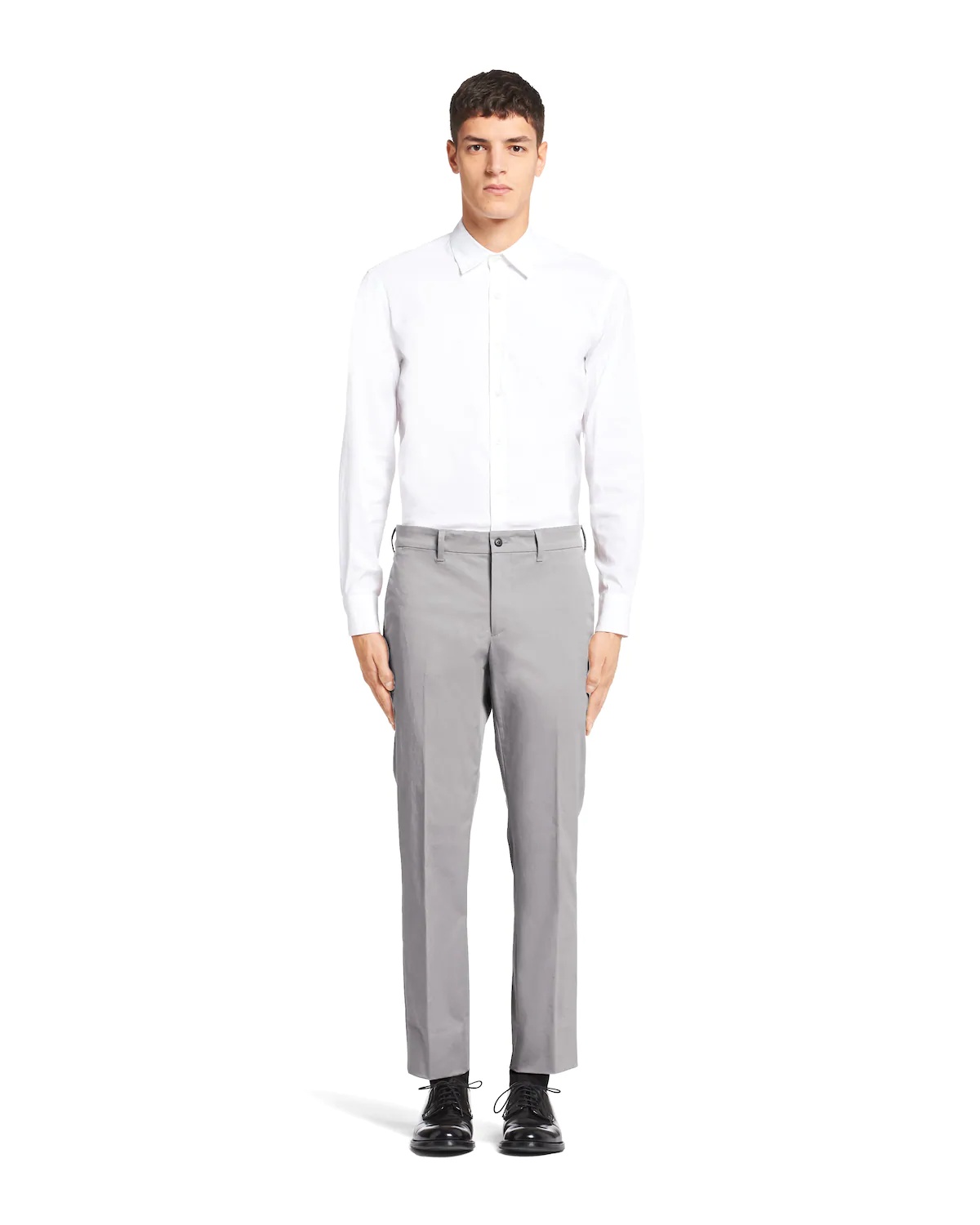 Stretch gabardine trousers - 2