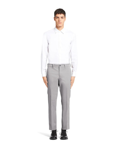 Prada Stretch gabardine trousers outlook