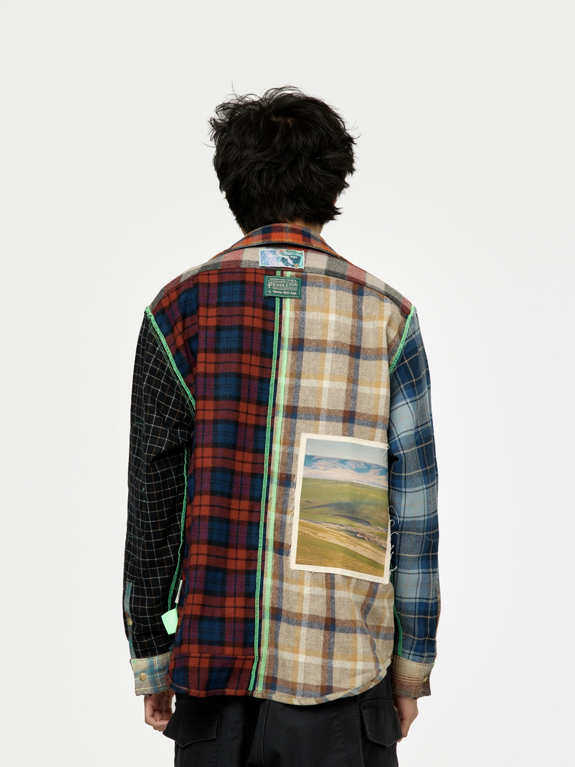WHITNEY REVERSIBLE FLANNEL OVERSHIRT (MULTI) - 9