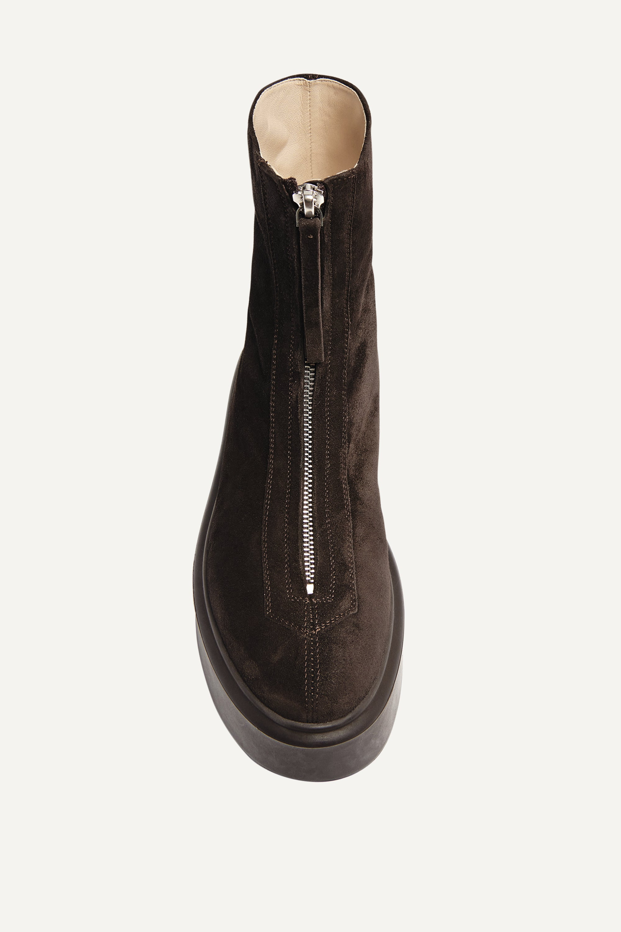 Zipped Boot I in Suede - 3