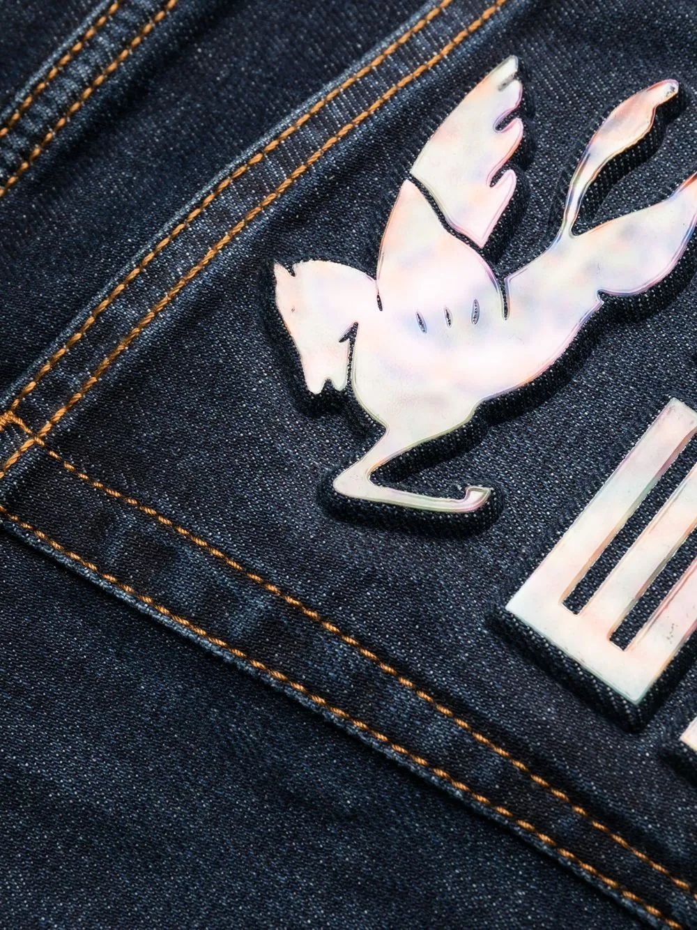 BenEtroEssere logo-applique jeans - 7