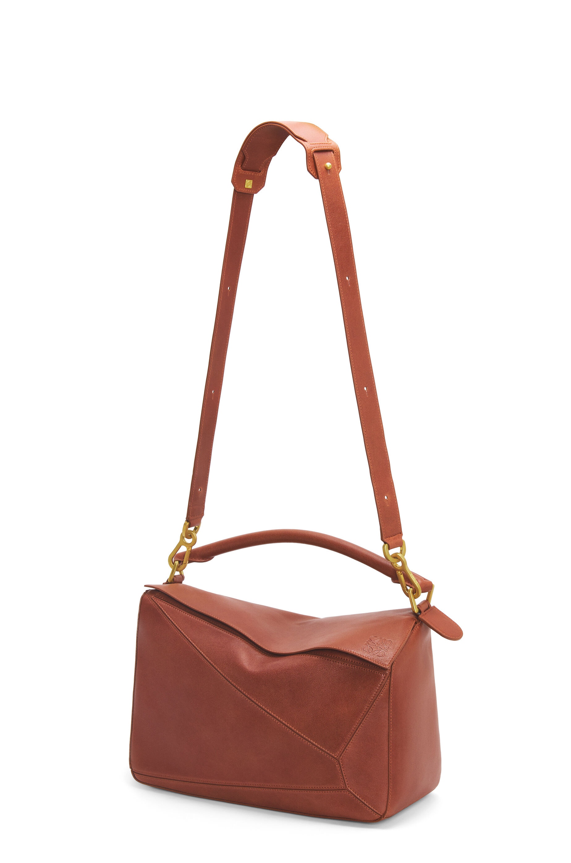 Loewe Large Puzzle Bag In Vintage Nappa in Brown for Men