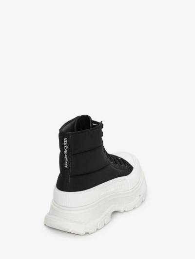 Alexander McQueen Tread Slick Boot in Black/white outlook