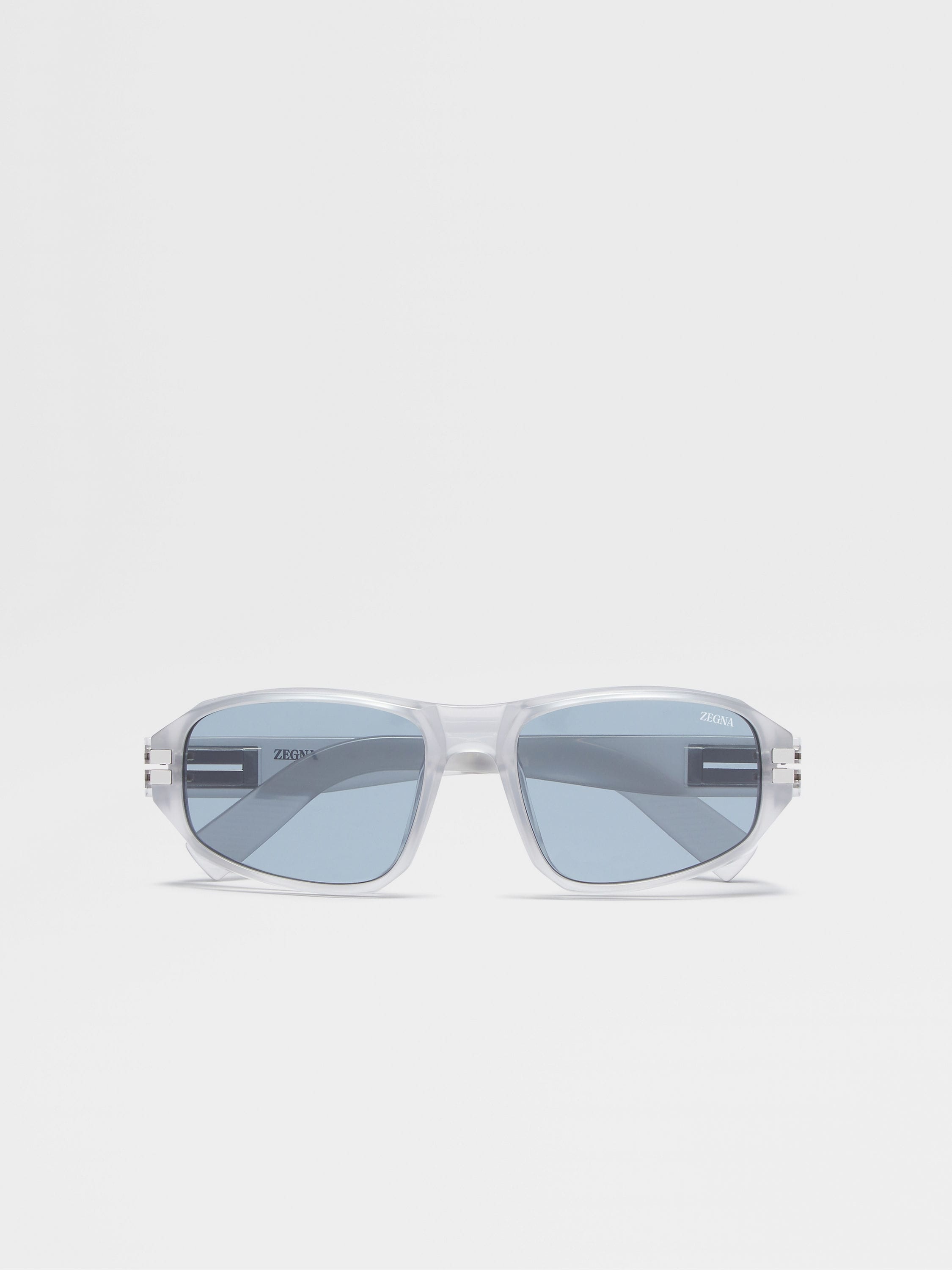 LIGHT GREY ACETATE SUNGLASSES - 1