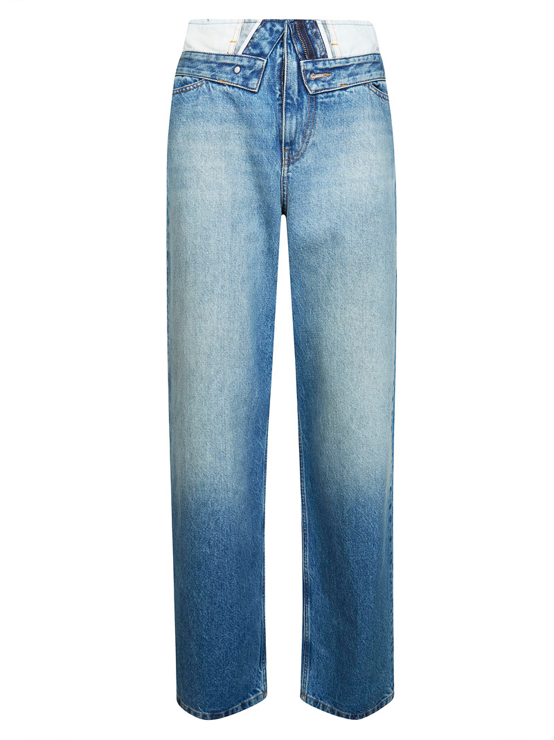 Mm6 Deconstructed Jeans 1