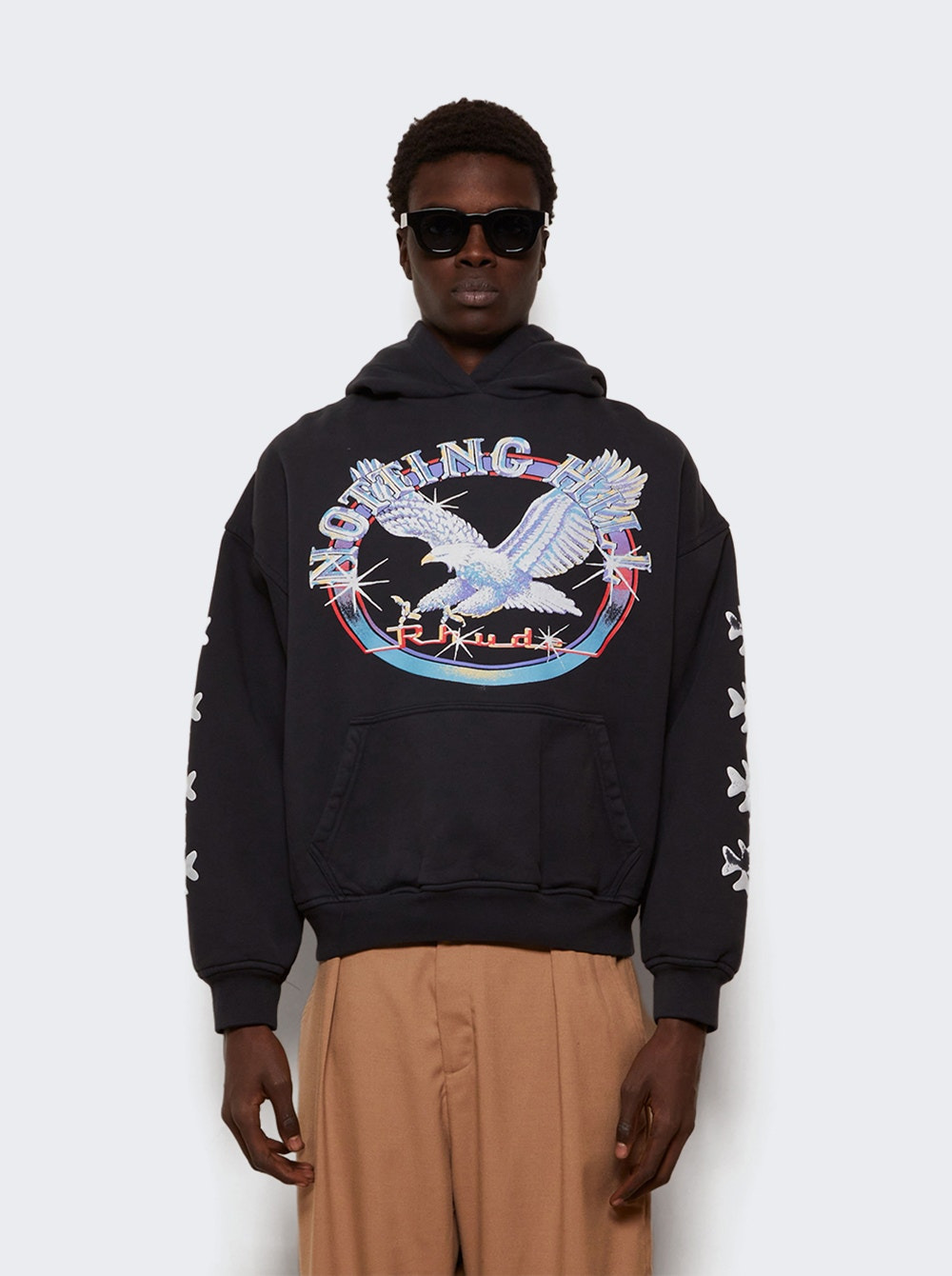 Notting Hill Eagle Hoodie Vintage Black - 2