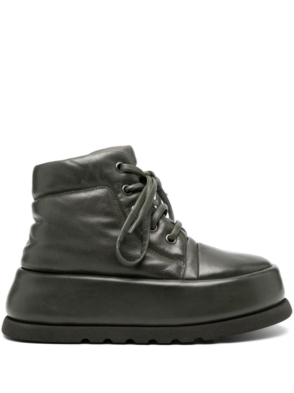 40mm platform leather boots - 1