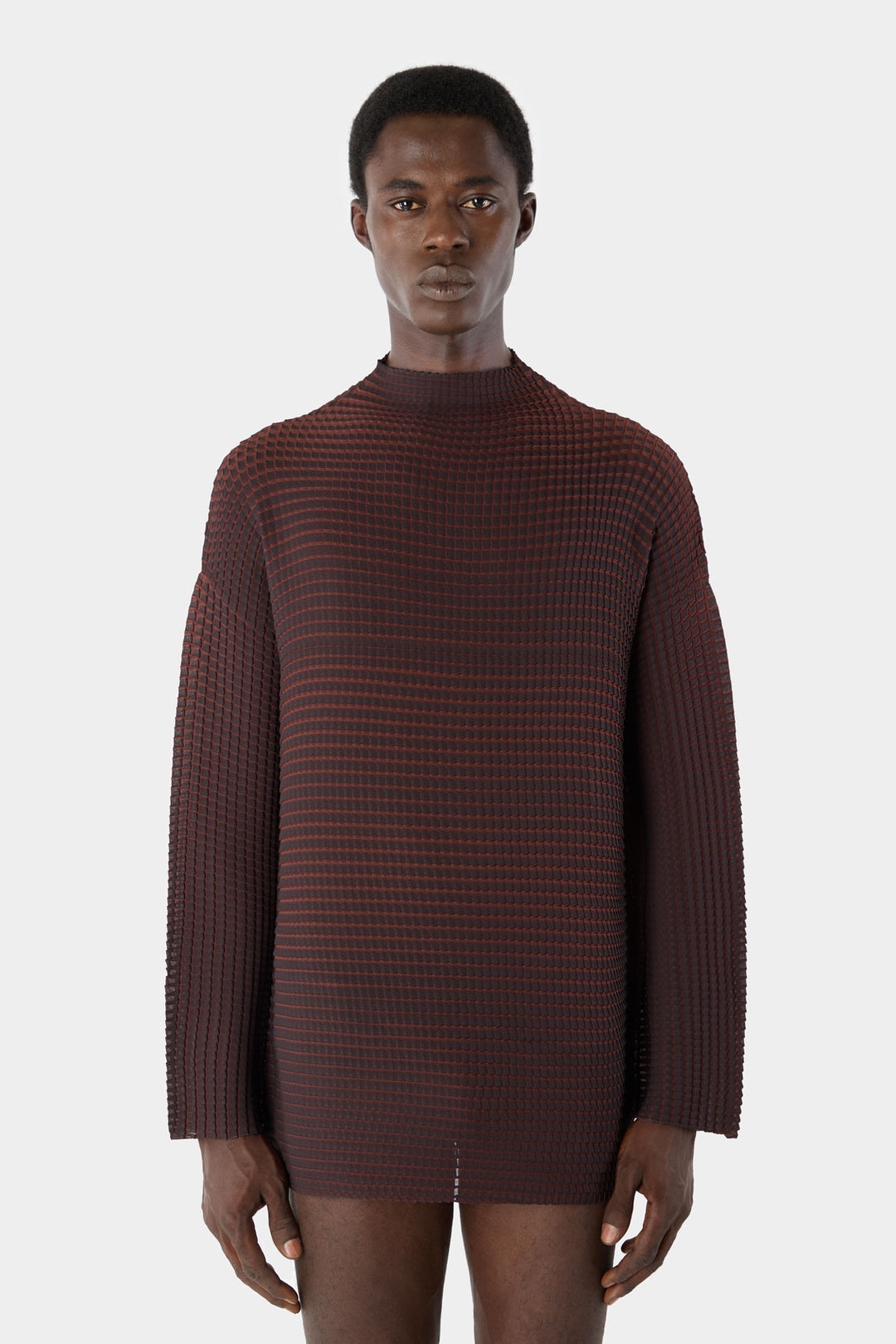 THERMO FRISE' LONGSLEEVE T-SHIRT / dark brown - 2