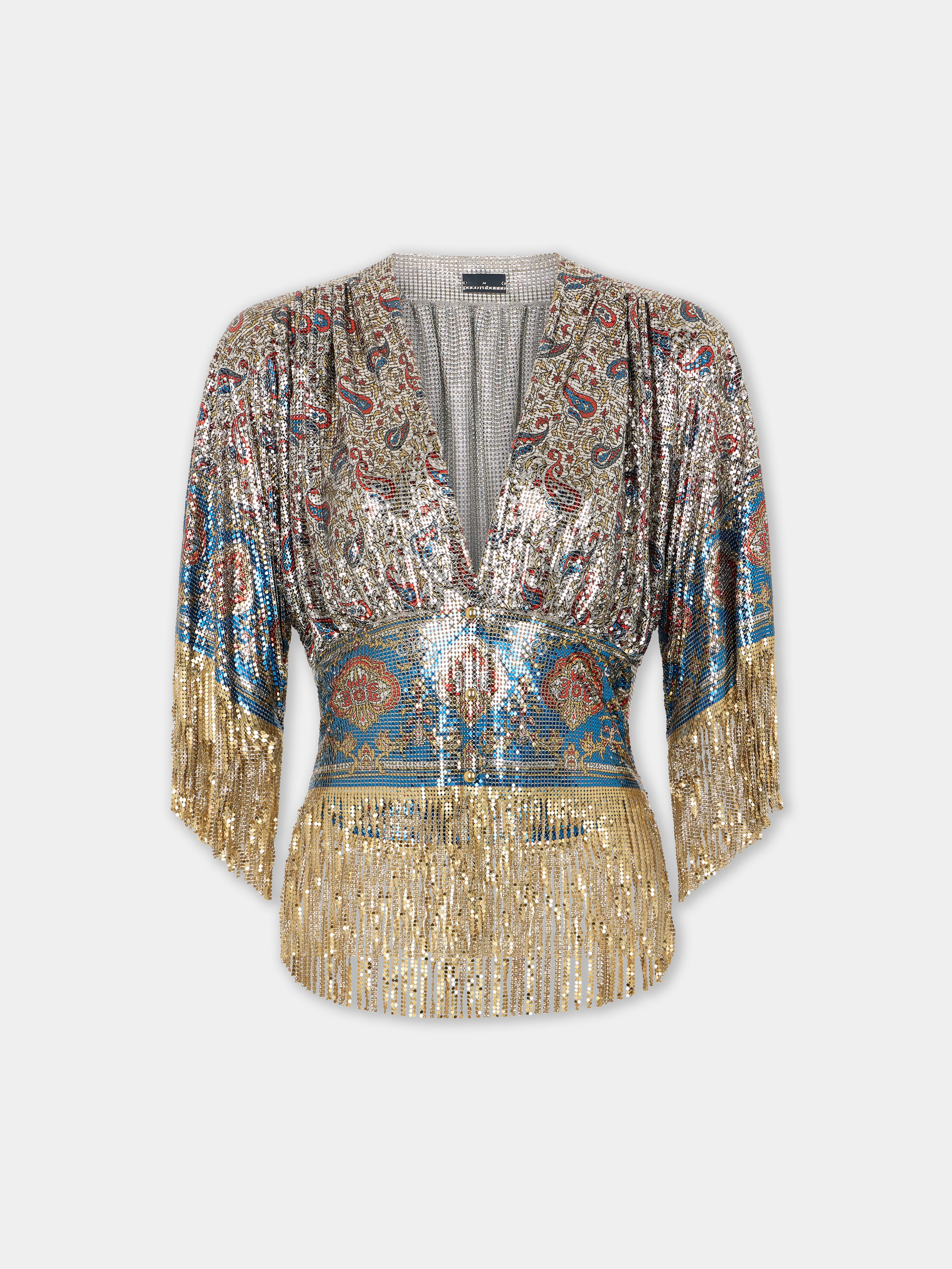 TOP IN PRINTED MESH - 1